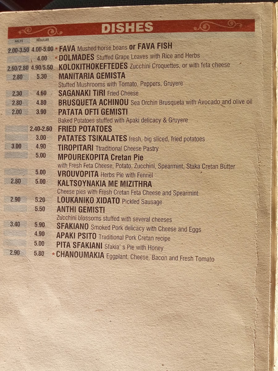 Menu - Meraklidiko photo 5