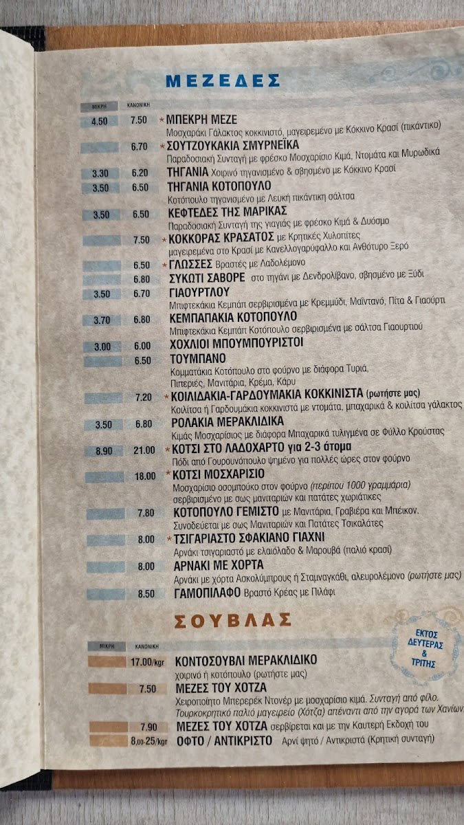 Menu - Meraklidiko photo 7