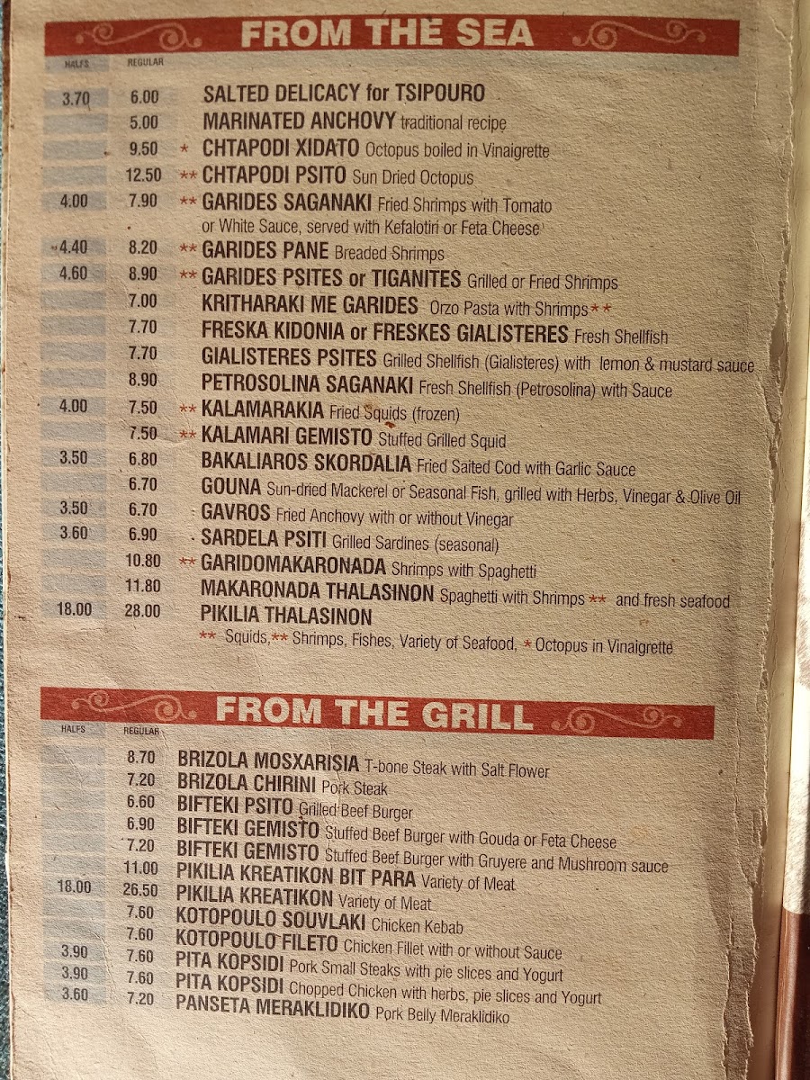 Menu - Meraklidiko photo 8